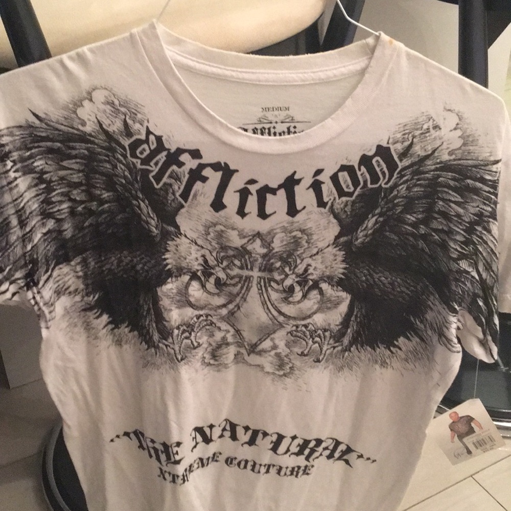 Affliction t shirt - never worn w tags - medium